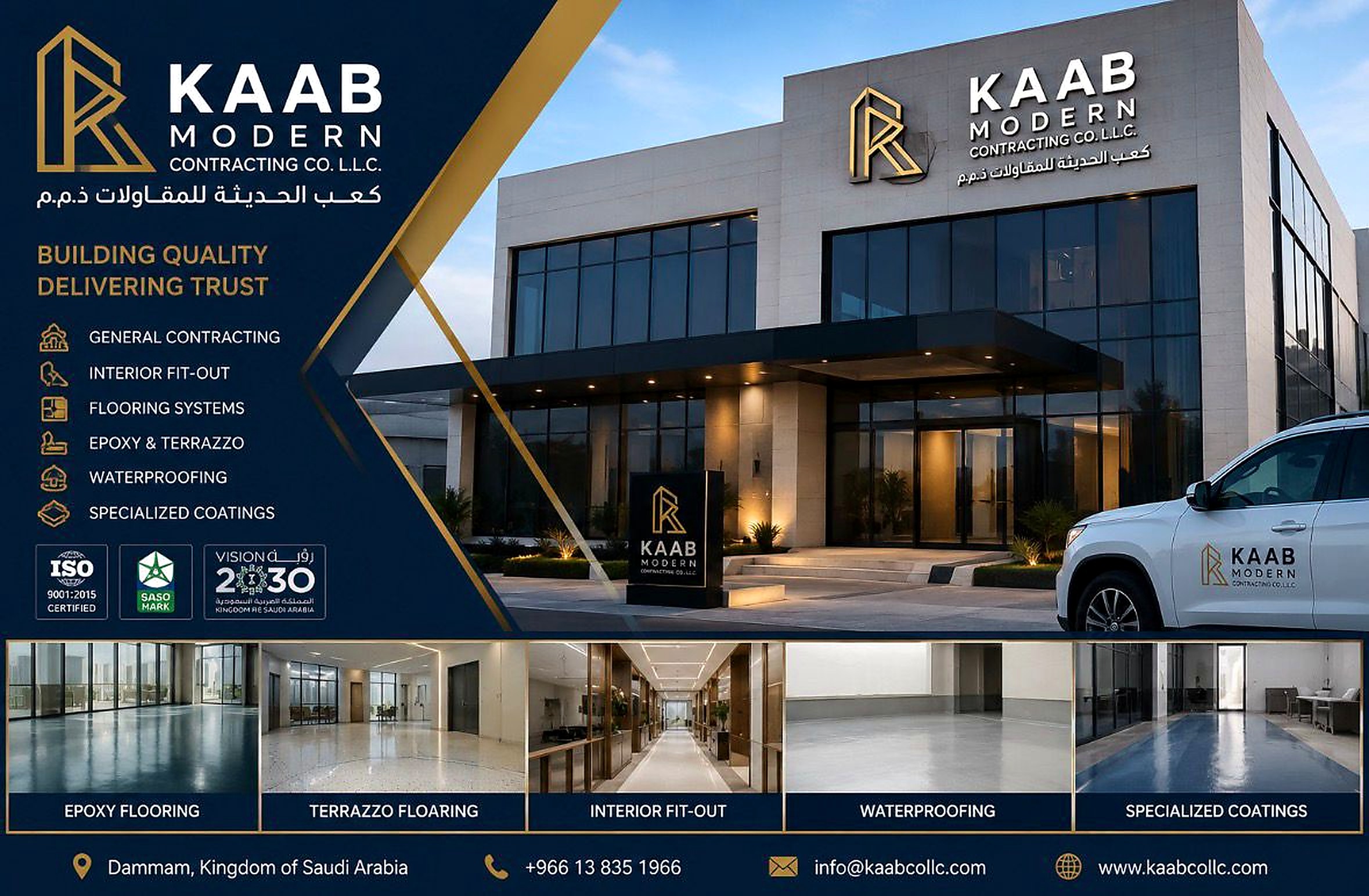 KAAB LLC construction and project execution Saudi Arabia